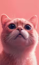 this is an image of a white cat