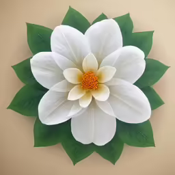 paper flowers made with paper on top of green leaves