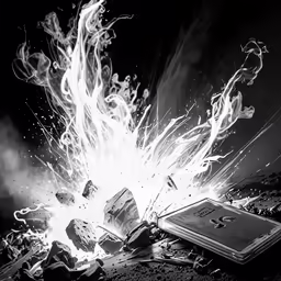 the black and white image is very artistic