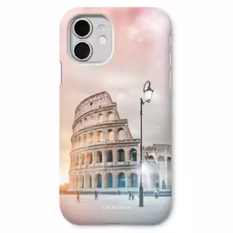 a phone case with an image of the colossion