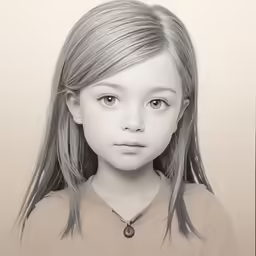a girl is posing for a photograph with an image on the wall