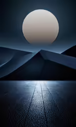 the image is an abstract background and has a large white moon
