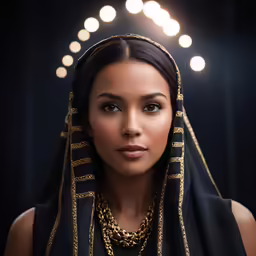 this is a closeup of a beautiful young african american woman