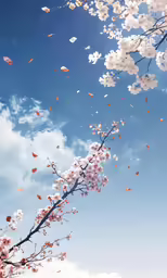 a branch of a tree with pink flowers