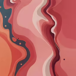 this is an abstract painting with different colors