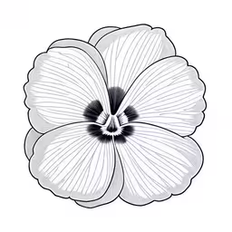 a drawing of a flower that looks like it is growing out of a pile,a black and white image of an orchid flower