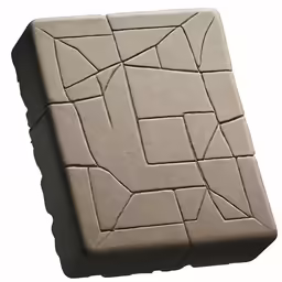 the surface has a unique texture and it can be used for an unusual structure