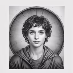 a portrait of a boy wearing a hoodie