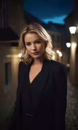 a woman poses for a professional photograph