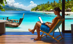 a person that is sitting in a chair looking at a laptop,a woman sitting on a deck using a laptop computer