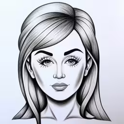 a woman with long hair and big eyes,a drawing of a woman with long hair,a drawing of a woman with long hair,a girl with very long hair and large eyebrows,a drawing of a woman with long hair and large eyes