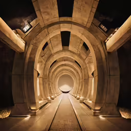 light at the end of the tunnel is shining in