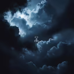 a picture of clouds with a sky in the background