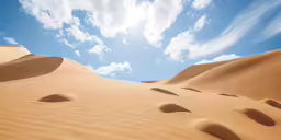 sand dunes with the sun in the distance