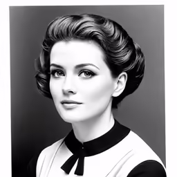 a woman that is wearing a bow tie