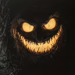 the scary eyes of jack and the lantern