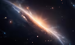 an extremely high - resolution view of a planet from space