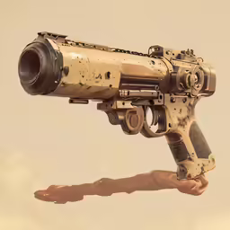 there is a small gun shaped like something