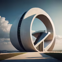 the unique building is designed for art