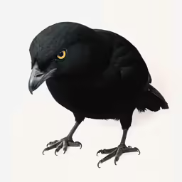 a bird with an odd look stands on its feet