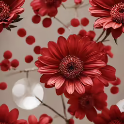 a close up view of an assortment of flowers