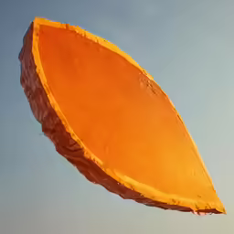 a round umbrella with some water droplets