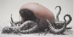 an image of a giant octopus with the tentacles splayed