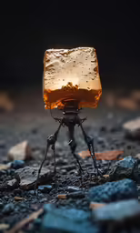 a man that is standing in the dirt