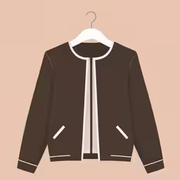 an old jacket hanger with a clothes hanger