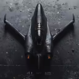 a military jet sitting on top of a tarmac