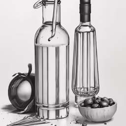 two vases that are near one another