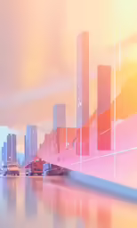 there is a picture of some buildings and cars that are in the background