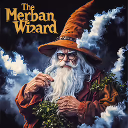 an illustration of an image of a wizard