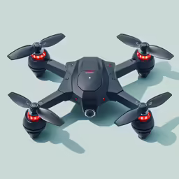 a model of a flying, hovering device