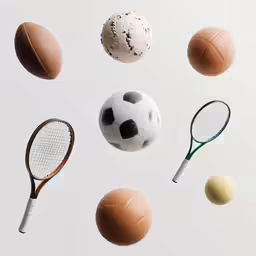 an assortment of assorted tennis items are shown in multiple patterns
