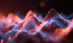 some very pretty mountains in the sky