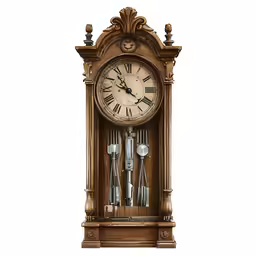 a clock tower with forks and spoons on it