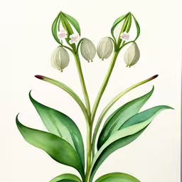 a flower with some white flowers in it