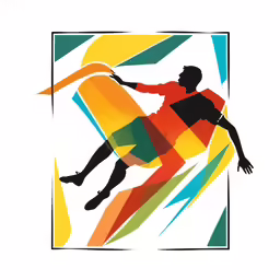 a person jumping up into the air with a surfboard