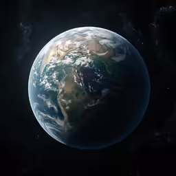an image of a planet from the moon