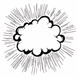 the sunburst is a black and white color