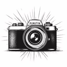 the logo for a vintage digital camera