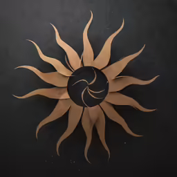 a large clock with an intricate design on a wall