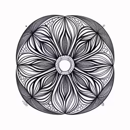 an artistic pattern that can be seen in this image