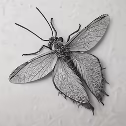 a bug that is laying down on a table