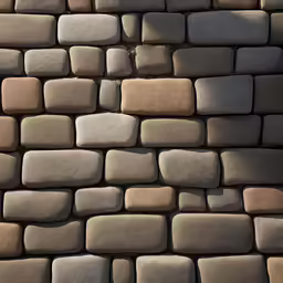 a bird sitting on the edge of a block wall