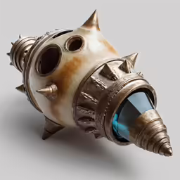 there is a very large and strange looking object