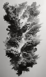 a close up of a sky filled with clouds