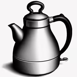 an image of a silver tea kettle