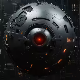 a computer generated image of a circular space device